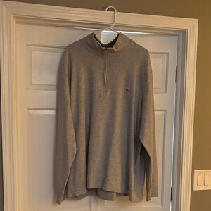 Vineyard Vines Men's Light Gray Zip-Up Sweater